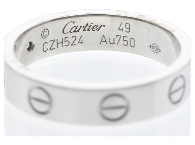 Cartier Mini Love Band Ring Silber - Ansicht 6