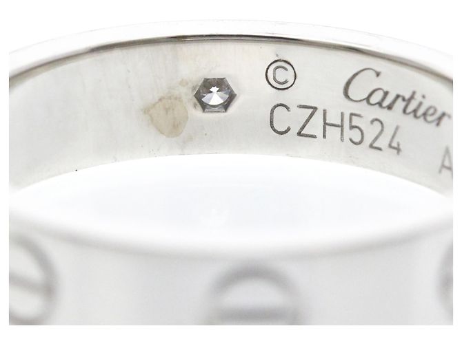 Cartier Mini Love Band Ring Silber - Ansicht 8