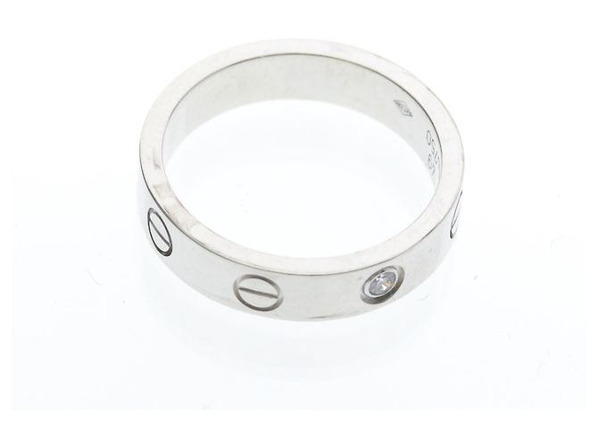 Cartier Mini Love Band Ring Silber - Ansicht 9