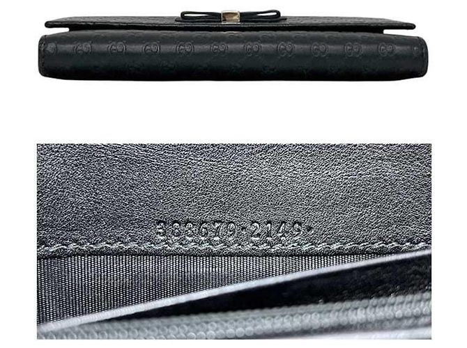 Gucci Schwarzes Bi-Fold Long Wallet - Ansicht 3