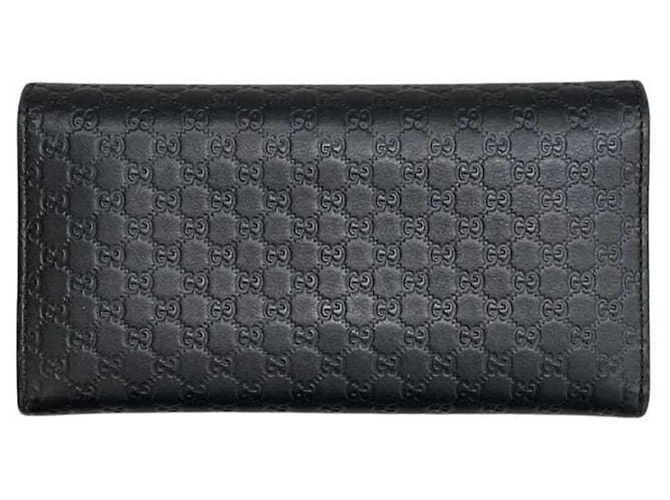 Gucci Schwarzes Bi-Fold Long Wallet - Ansicht 4