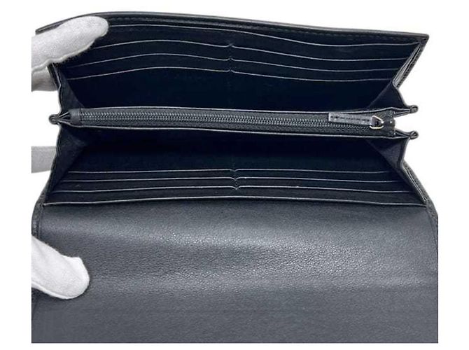Gucci Schwarzes Bi-Fold Long Wallet - Ansicht 6