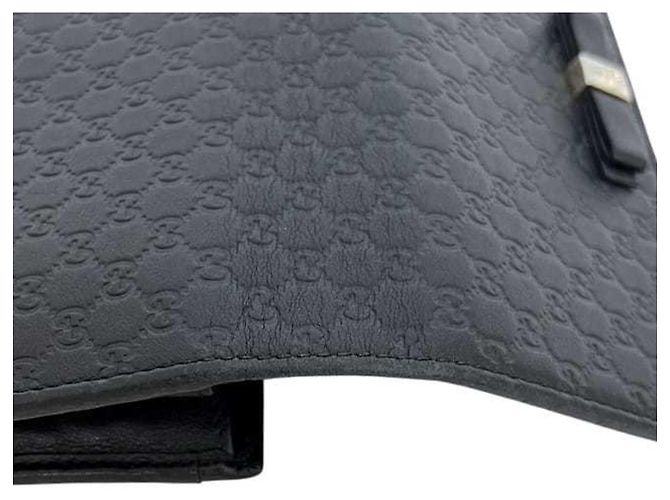 Gucci Schwarzes Bi-Fold Long Wallet - Ansicht 9