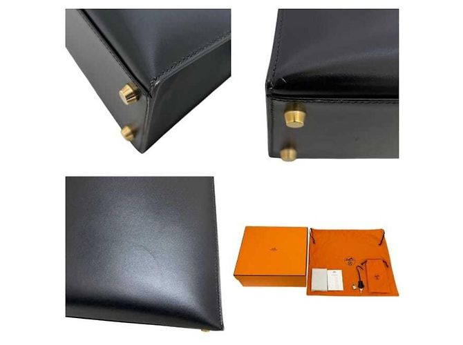 Hermès Borsa Hermes Kelly 32 Nero - vista 8