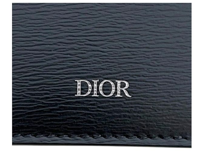 Tarjetero de piel Christian Dior Negro - vista 10
