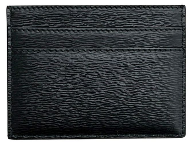 Tarjetero de piel Christian Dior Negro - vista 3