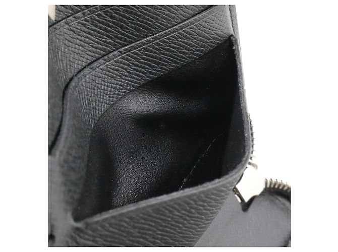 Louis Vuitton Taiga Zippy Organizer Reiseetui Schwarz Grau - Ansicht 10