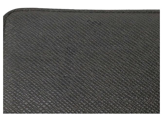 Louis Vuitton Taiga Zippy Organizer Reiseetui Schwarz Grau - Ansicht 5