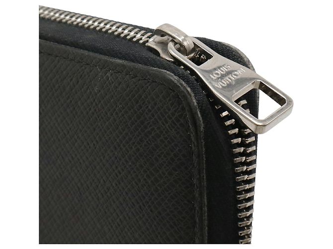 Louis Vuitton Taiga Zippy Organizer Reiseetui Schwarz Grau - Ansicht 6