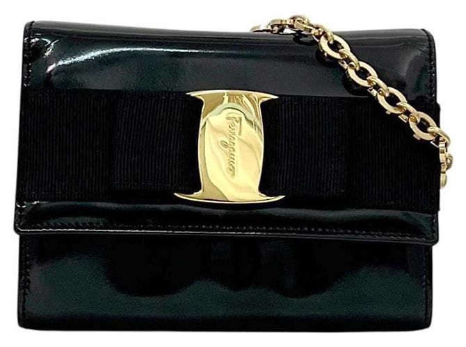 Borsa a tracolla Vara nera Salvatore Ferragamo Nero - vista 2