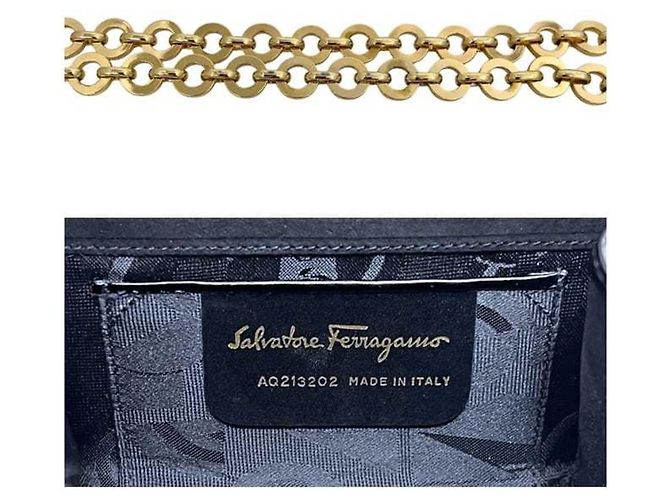 Borsa a tracolla Vara nera Salvatore Ferragamo Nero - vista 5