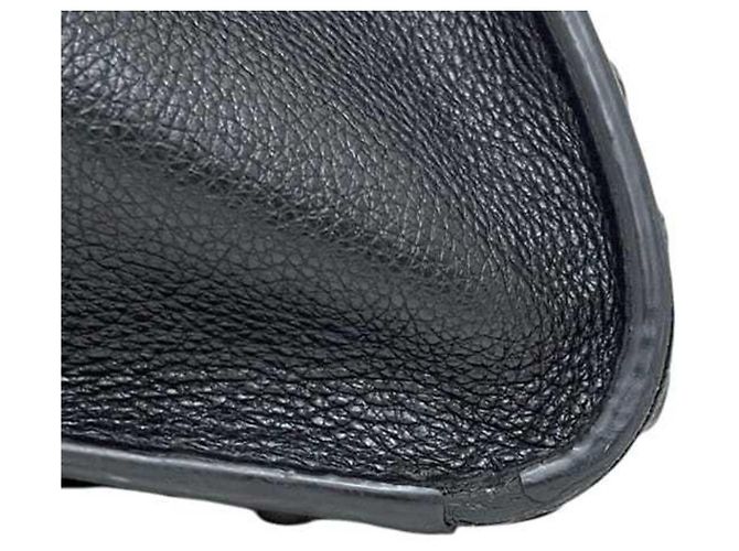 Borsa in pelle nera Prada 2 in 1 Nero - vista 8