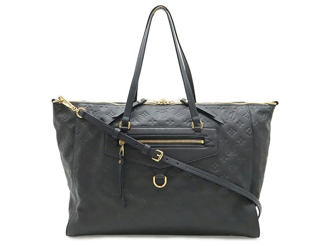Borsa Tote Louis Vuitton Monogram Empreinte Lumineuse GM Blu navy - vista 2