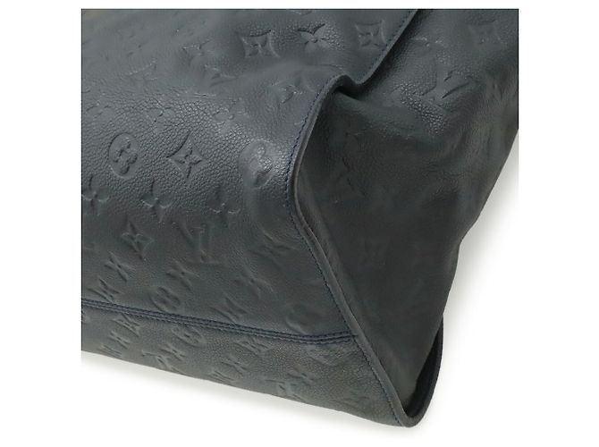Borsa Tote Louis Vuitton Monogram Empreinte Lumineuse GM Blu navy - vista 4