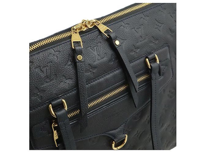 Borsa Tote Louis Vuitton Monogram Empreinte Lumineuse GM Blu navy - vista 6