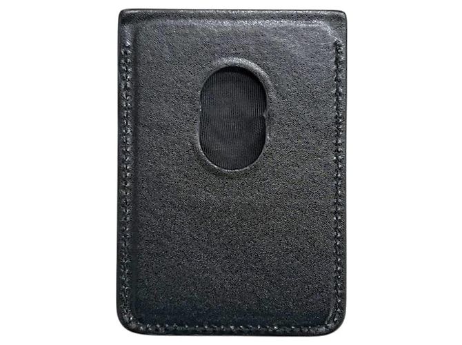 Tarjetero de cuero Balenciaga negro - vista 3