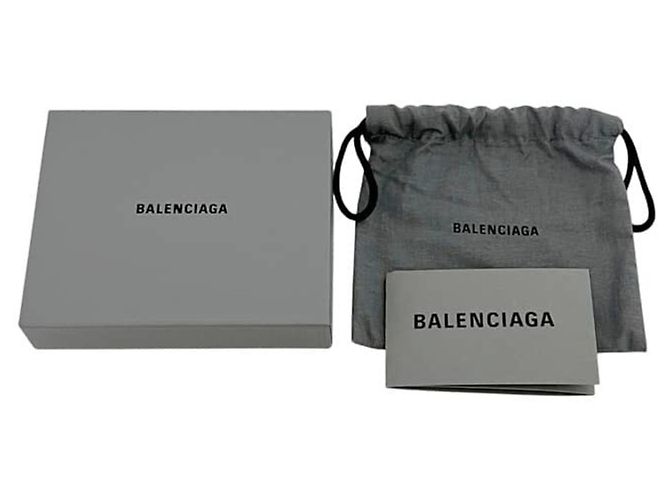 Tarjetero de cuero Balenciaga negro - vista 9
