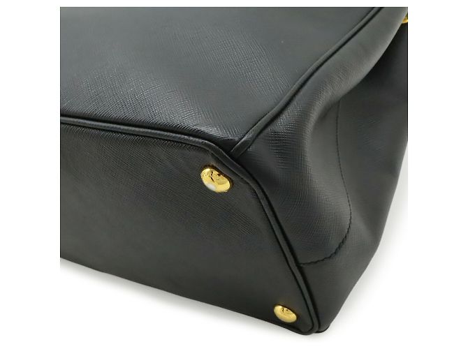 Borsa Prada Galleria Saffiano Nero - vista 4