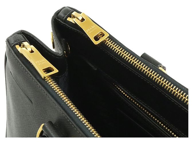 Borsa Prada Galleria Saffiano Nero - vista 6