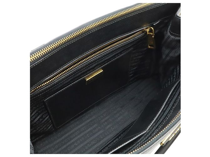 Borsa Prada Galleria Saffiano Nero - vista 7