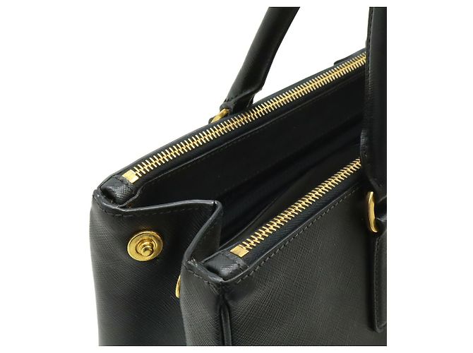 Borsa Prada Galleria Saffiano Nero - vista 8