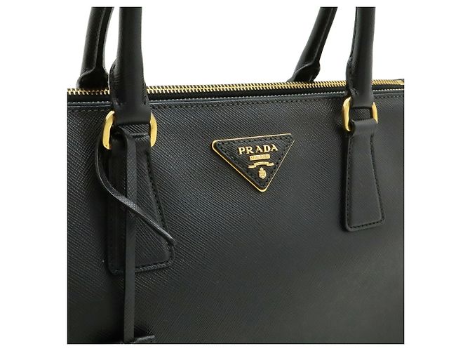 Borsa Prada Galleria Saffiano Nero - vista 9