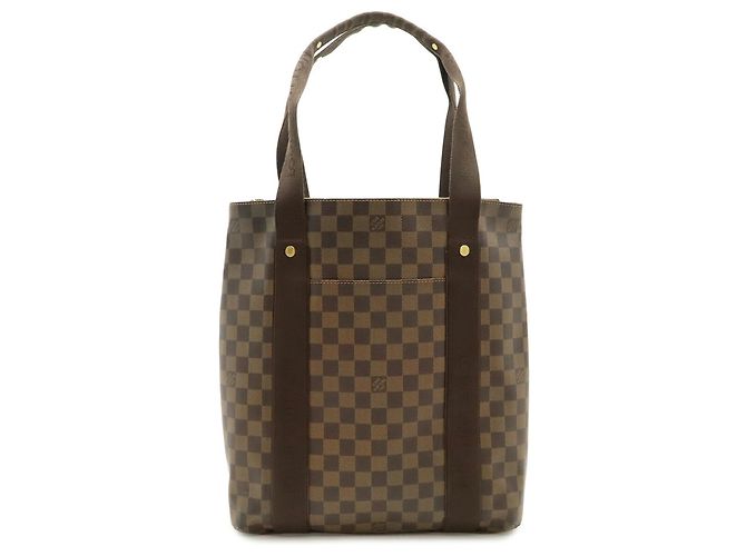 Borsa Tote Louis Vuitton Damier Cabas Bobour Marrone - vista 2