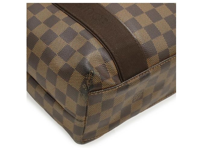 Borsa Tote Louis Vuitton Damier Cabas Bobour Marrone - vista 4