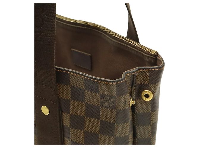 Borsa Tote Louis Vuitton Damier Cabas Bobour Marrone - vista 6
