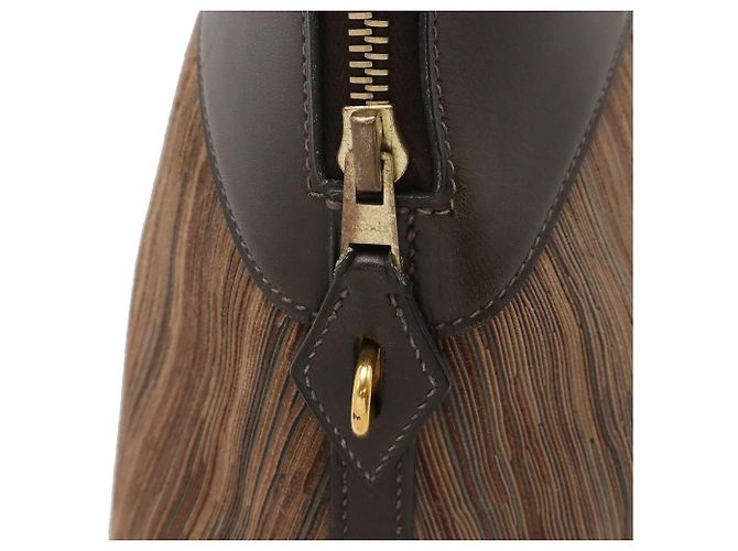 Hermès Borsa HERMES Bolide 37 Tote Bag Marrone Multicolore Cioccolato - vista 5
