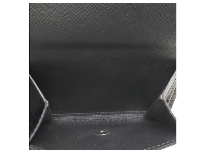 Carteira bi-fold Louis Vuitton Taiga Portefeuille Marco NM Preto - vista 10