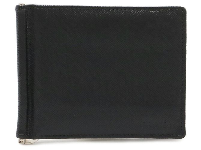 Prada Saffiano Bi-fold Wallet Schwarz - Ansicht 2