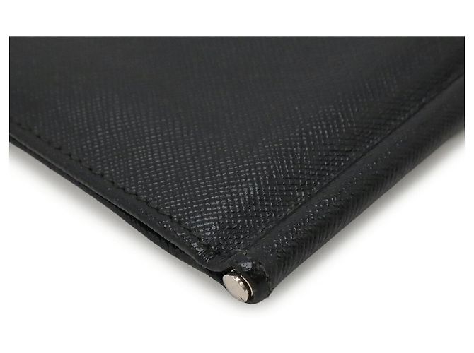 Prada Saffiano Bi-fold Wallet Schwarz - Ansicht 4