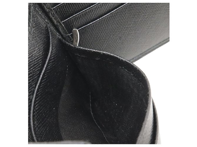 Prada Saffiano Bi-fold Wallet Schwarz - Ansicht 7