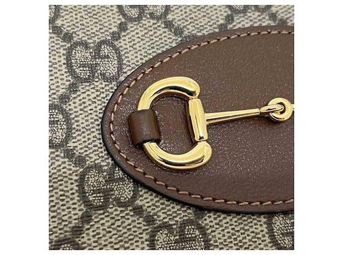 Gucci Round Long Wallet Braun - Ansicht 11