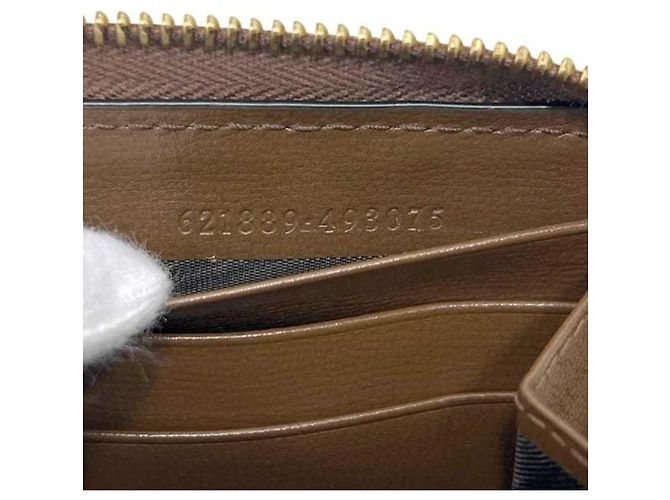 Gucci Round Long Wallet Braun - Ansicht 7
