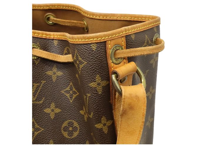 Borsa a Spalla Louis Vuitton Monogram Noe Marrone Monogramma - vista 7