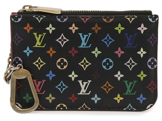 Louis Vuitton Monogram Multicolore Coin Purse Black Multiple colors - view 2