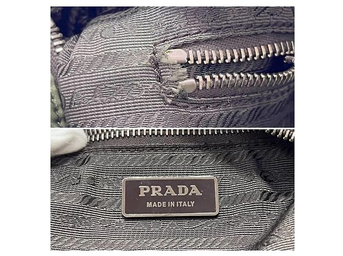 Borsa a tracolla 2-way Prada verde kaki Cachi - vista 5