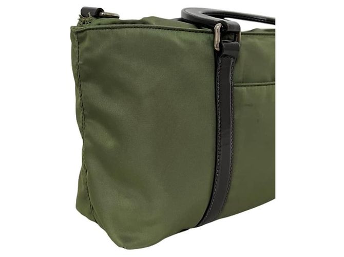 Borsa a tracolla 2-way Prada verde kaki Cachi - vista 7