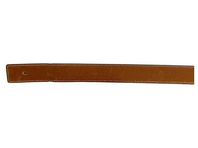 Evelyne Ledergürtel von Hermès Braun Schwarz - Ansicht 11