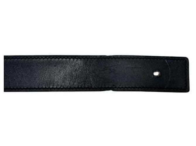 Evelyne Ledergürtel von Hermès Braun Schwarz - Ansicht 8