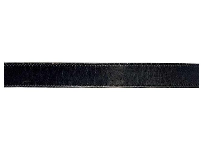 Evelyne Ledergürtel von Hermès Braun Schwarz - Ansicht 9