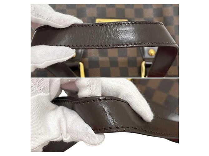 Borsa Tote Louis Vuitton Hampstead PM Marrone - vista 11