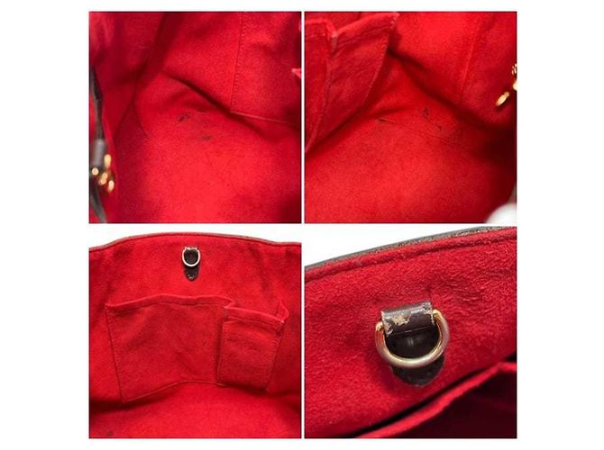 Borsa Tote Louis Vuitton Hampstead PM Marrone - vista 4