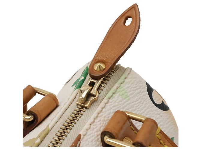 Borsa pochette Louis Vuitton Monogram Multicolor Mini Speedy Bianco Multicolore Monogramma - vista 5