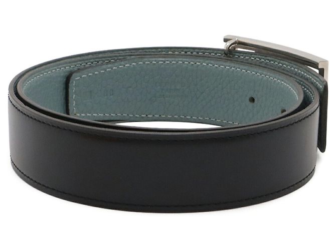 Hermès Cintura reversibile Hermes Chaine d'Ancre Marrone Nero Blu Giallo - vista 3