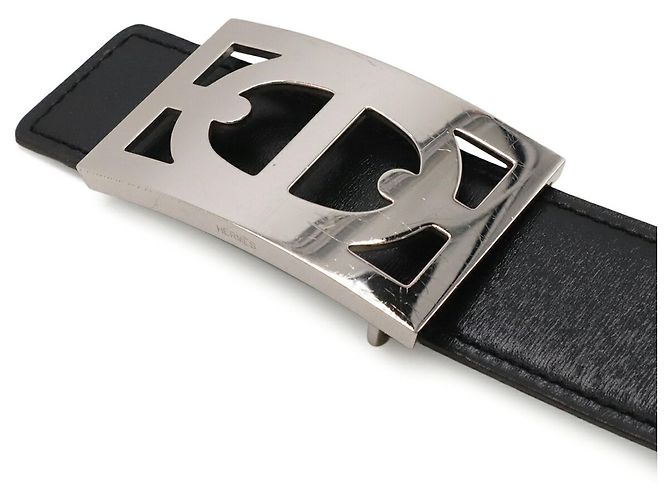 Hermès Cintura reversibile Hermes Chaine d'Ancre Marrone Nero Blu Giallo - vista 4