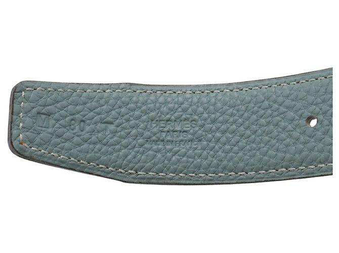 Hermès Cintura reversibile Hermes Chaine d'Ancre Marrone Nero Blu Giallo - vista 9