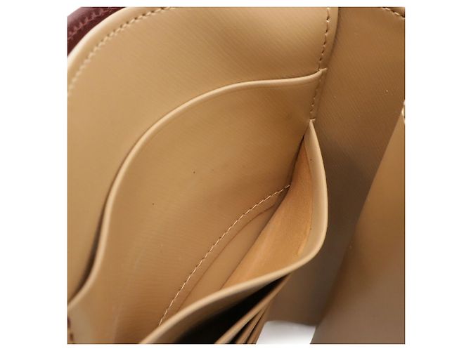 Cartier Trinity Klapperbrieftasche in Bordeaux - Ansicht 8